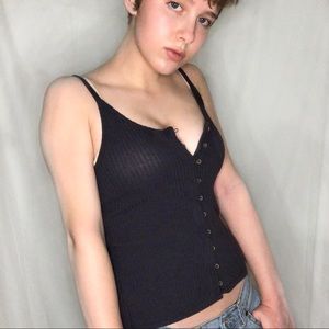 American Eagle Midnight Blue Tank Top